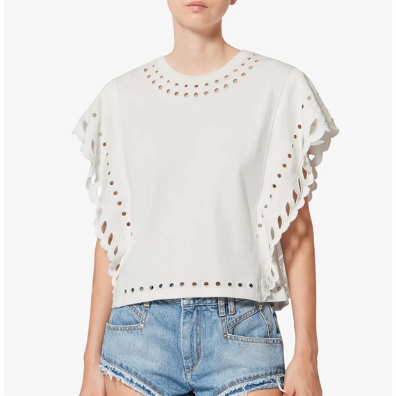 Isabel Marant Etoile Odyle T-shirt, Ecru 
